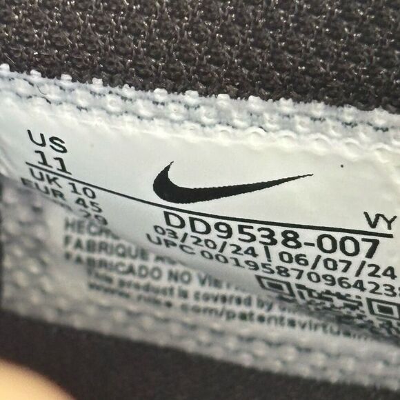 Nike KD Trey 5 X Black Volt Green White Basketball men’s size 11 DD9538-007 - Picture 11 of 15